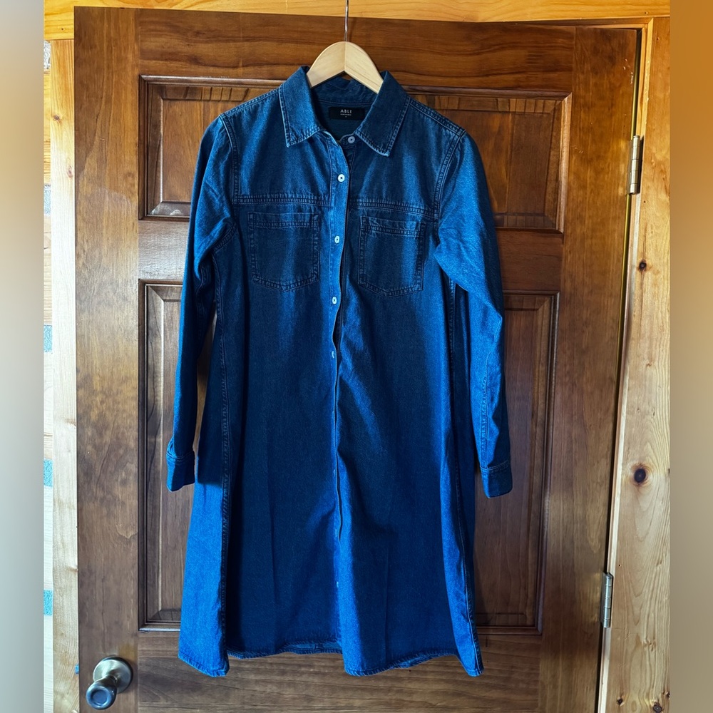 Long Sleeve Denim Dress